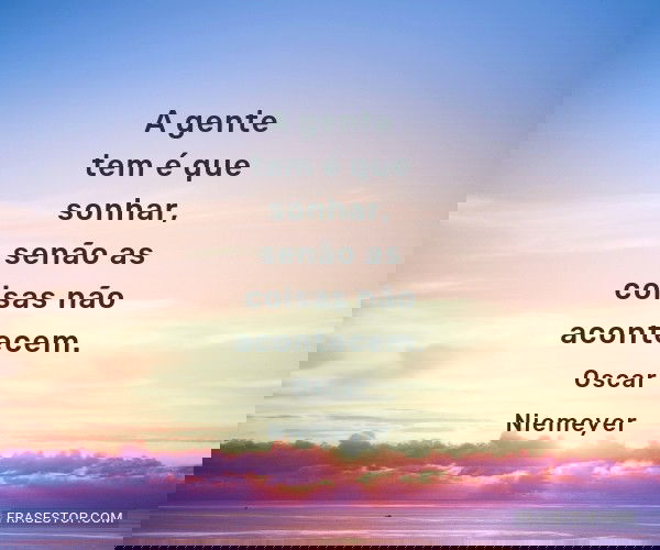 A gente tem é que...