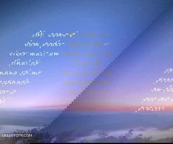 Ah, como é bom poder...