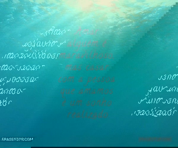 Amar alguém é...