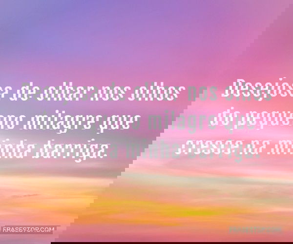 Desejosa de olhar nos...