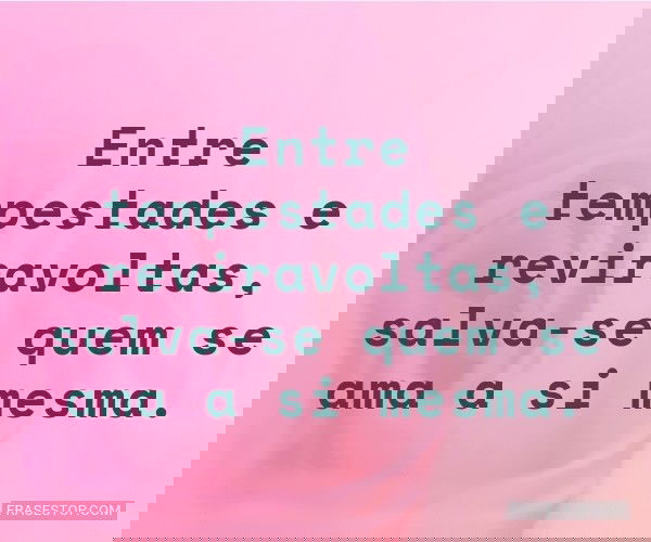 Entre tempestades e...