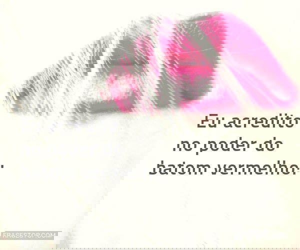 Eu acredito no poder do...