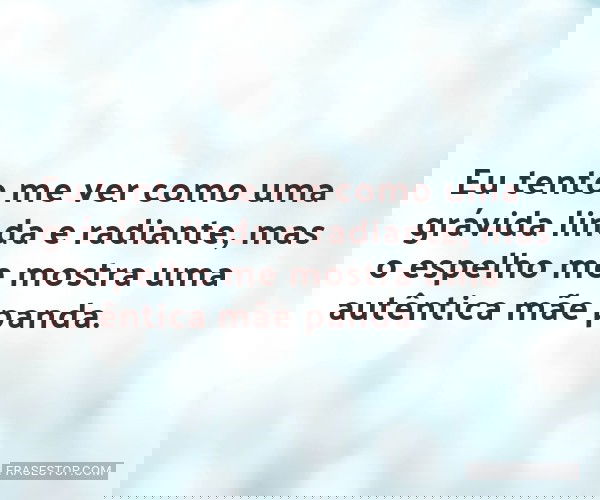 Eu tento me ver como uma...