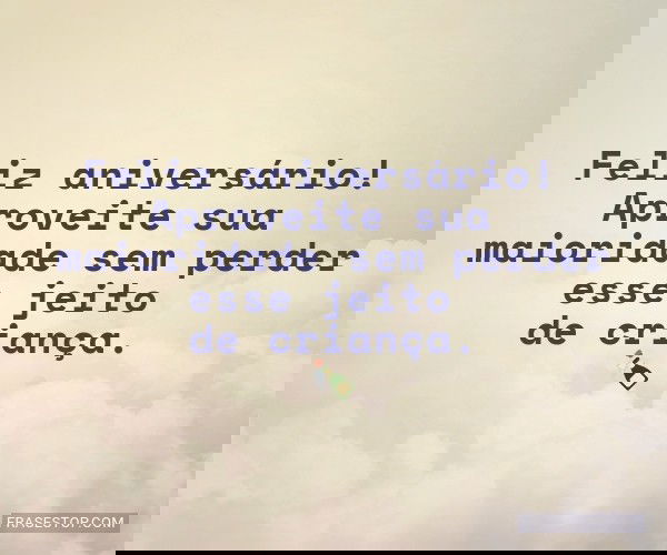 Feliz aniversário!...