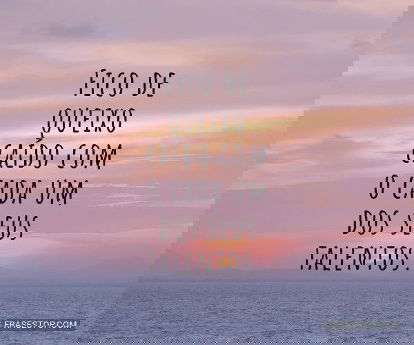 Fico de queixo caído com...