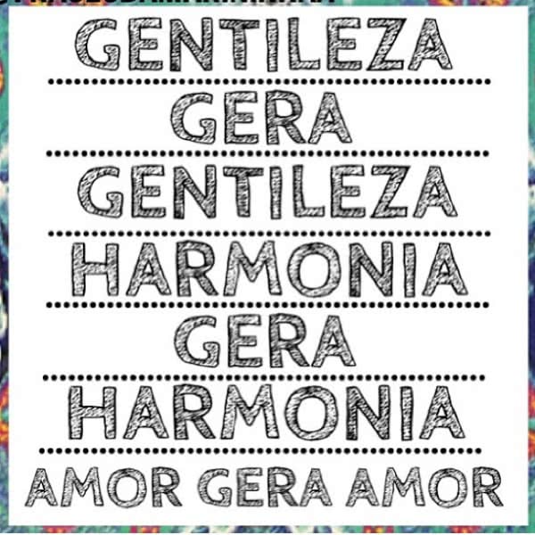 Gentileza gera gentileza,...