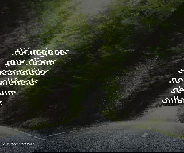 Há mágoas que ficam...