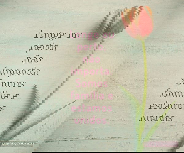 Longe ou perto, não...