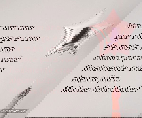 Mais um ano que chega e...