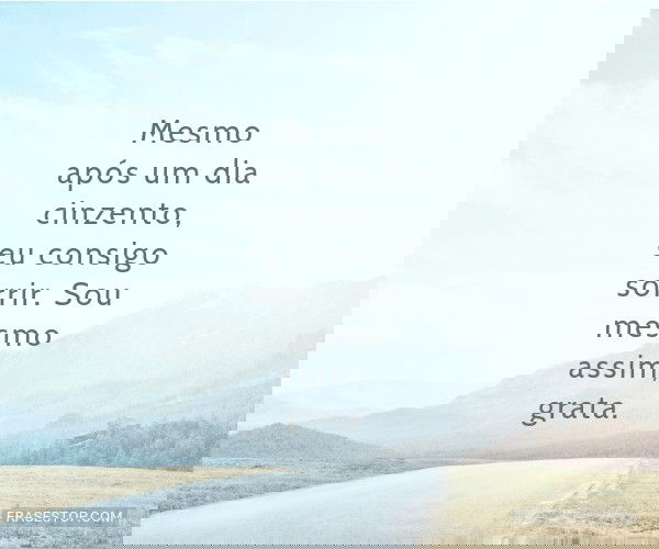 Mesmo após um dia...