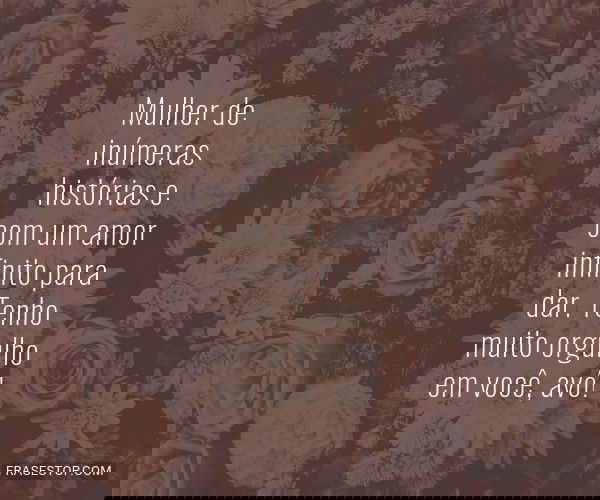 Mulher de inúmeras...