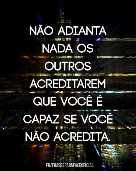 Não adianta nada os...