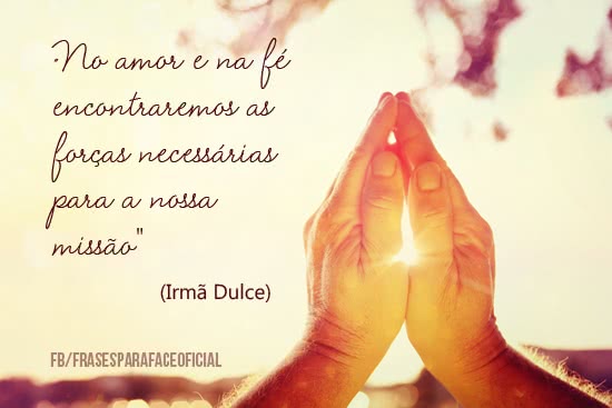 No amor e na fé...