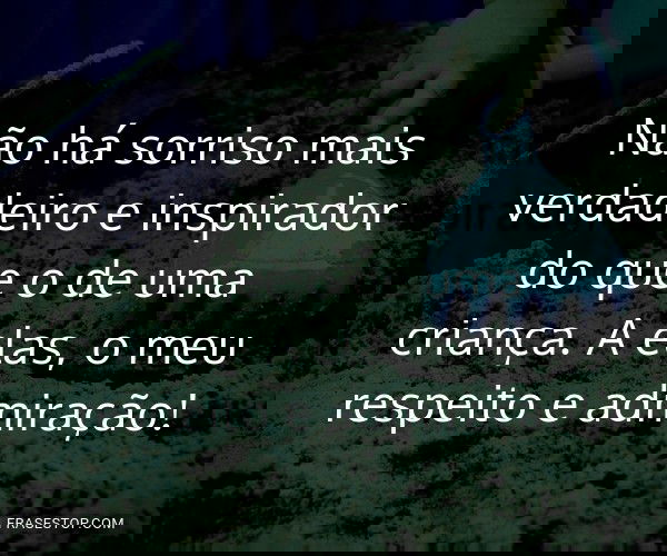 Não há sorriso mais...