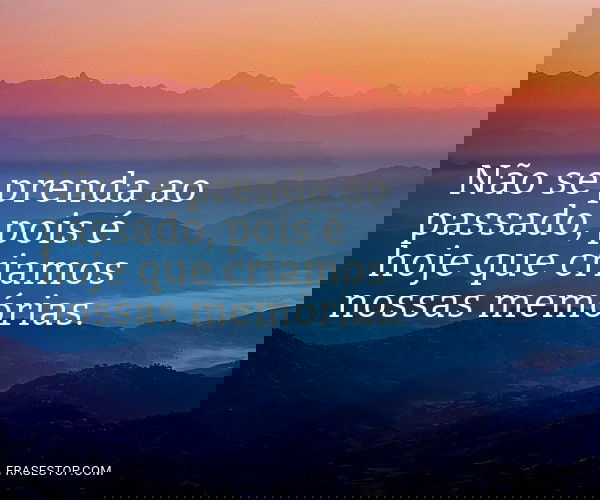 Não se prenda ao...