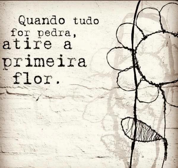 Quando tudo for pedra,...