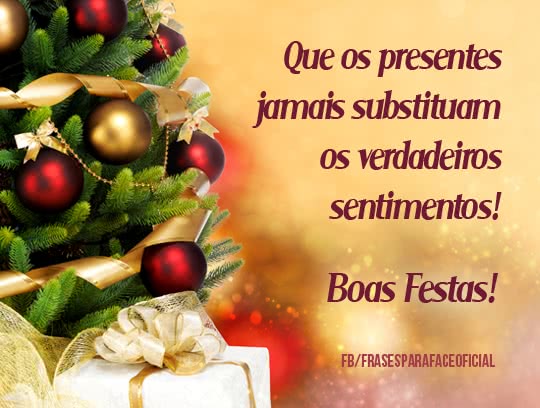 Que os presentes jamais...