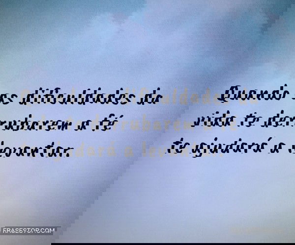 Quando as dificuldades da...