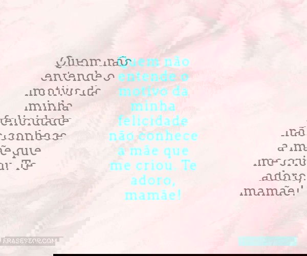 Quem não entende o...