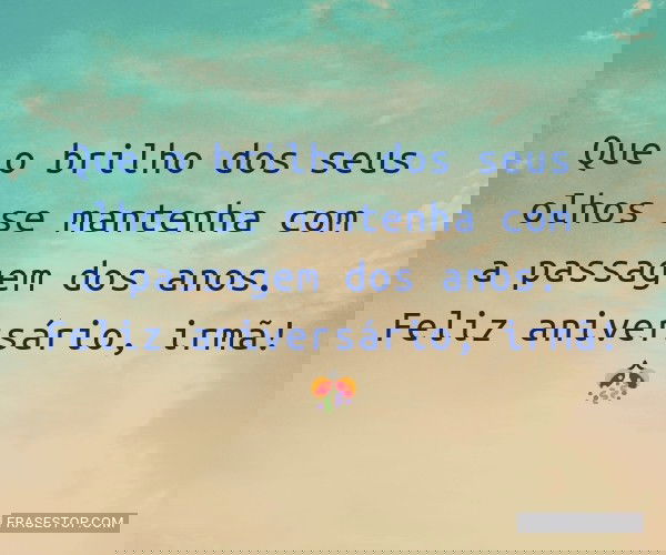 Que o brilho dos seus...