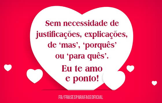 Sem necessidade de...