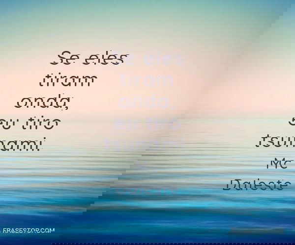 Se eles tiram onda, eu...