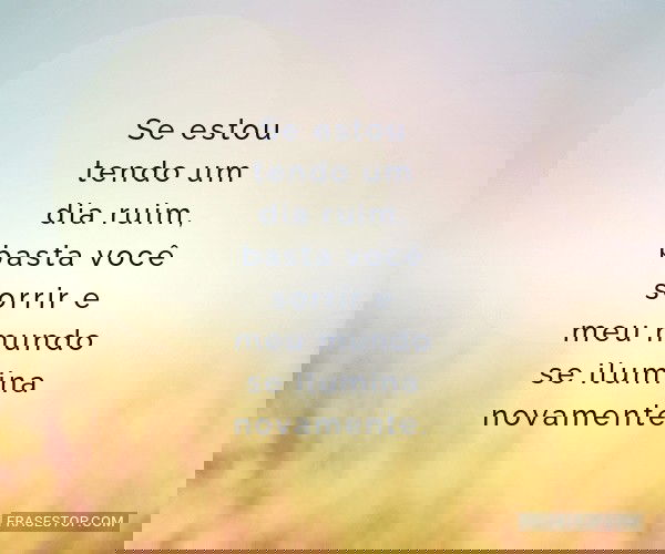 Se estou tendo um dia...