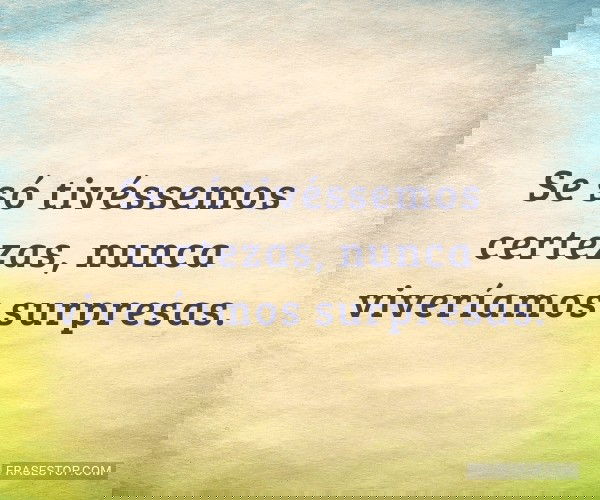 Se só tivéssemos...