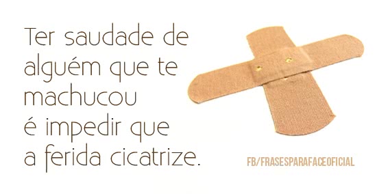 Ter saudade de alguém...