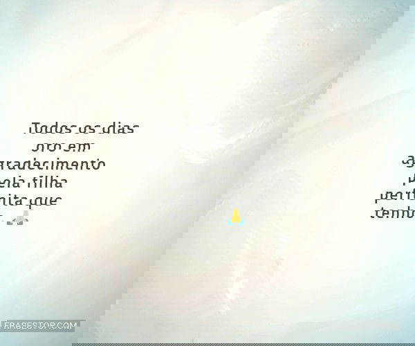 Todos os dias oro em...