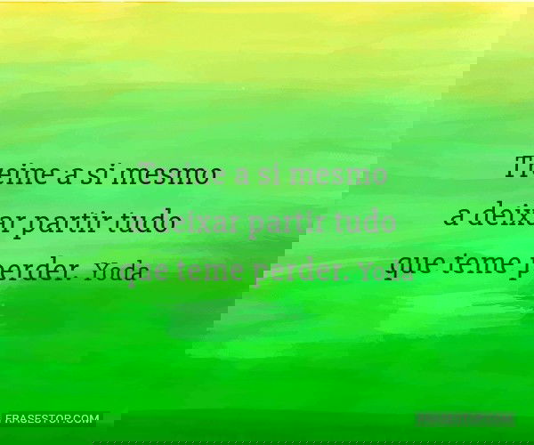 Treine a si mesmo a...