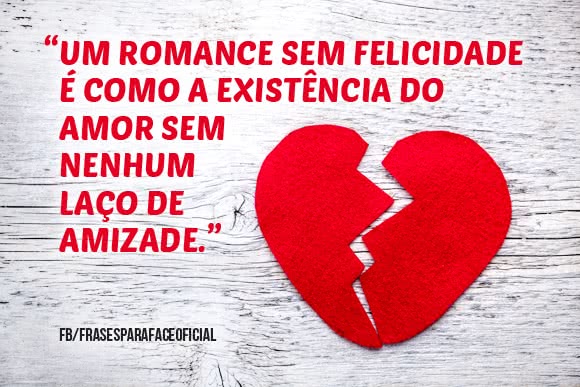 Um romance sem felicidade...