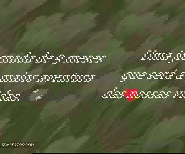 Uma jornada de 9 meses...